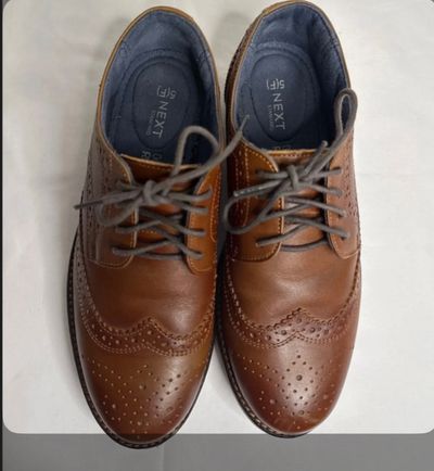 Next Junior Boys Brown Brogue Shoes