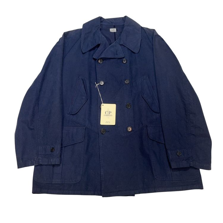 Cp Company 1992 Trench Jacket Navy Jacket image 1