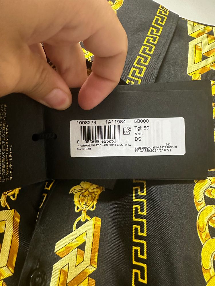 Versace Chain Silk Shirt image 3