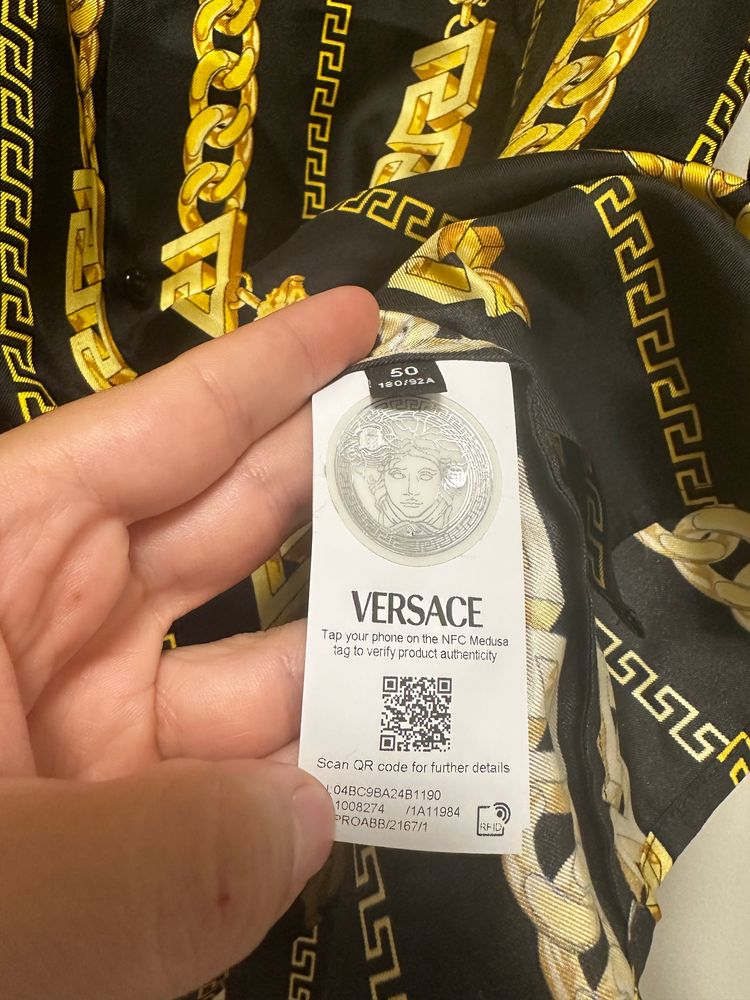 Versace Chain Silk Shirt image 5