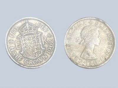 UK Half Crown 1962 QEII RARE