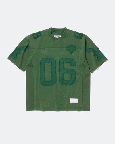Green Short Sleeve Shirt With Number 06