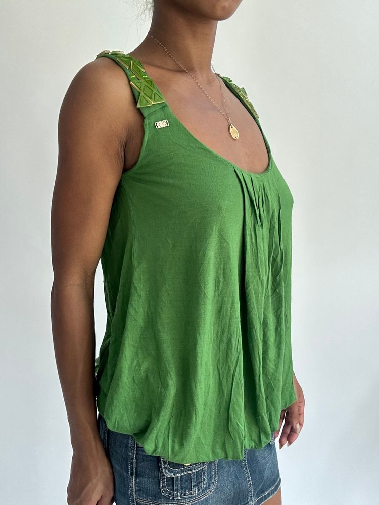 summermaxxing drop | small green miss sixty draped top 4