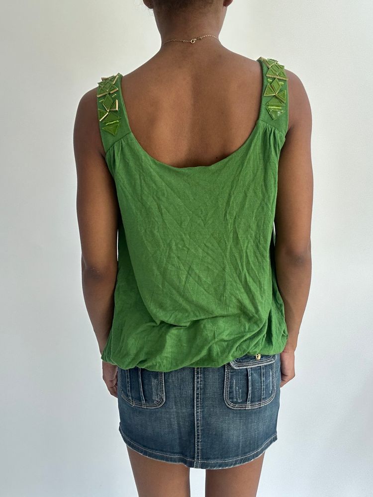 summermaxxing drop | small green miss sixty draped top 7