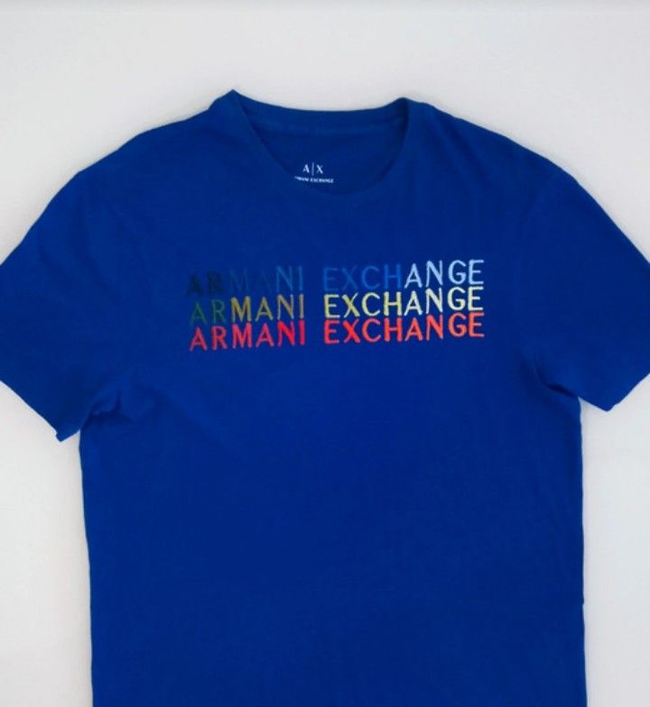 Armani Exchange Blue T-Shirt