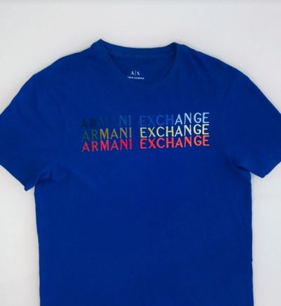 Armani Exchange Blue T-Shirt