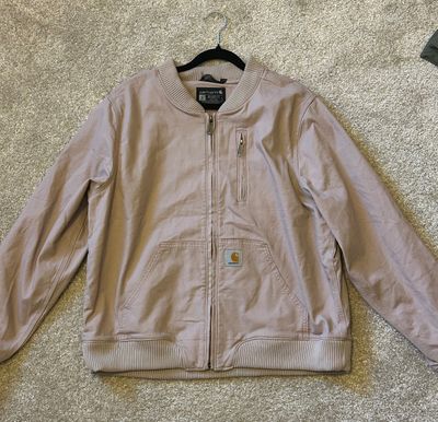 Carhartt Dusty Pink Bomber Jacket