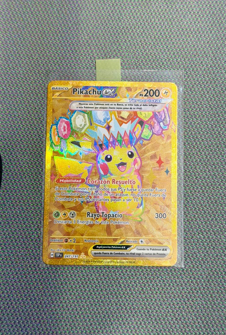 Pikachu Ex Chispas fulgurantes  2