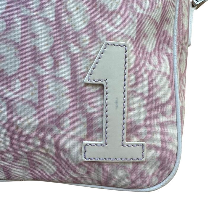 Christian Dior Pink Trotter canvas crossbody bag 2
