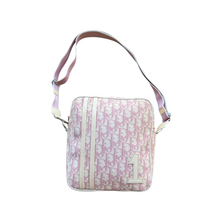 Dior Christian Dior Pink Trotter canvas crossbody bag product image
