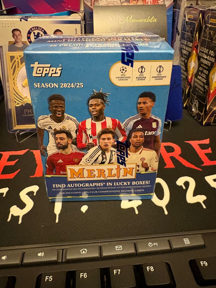 Topps Merlin 2024-25 UEFA Club Competitions Soccer Blaster Box
