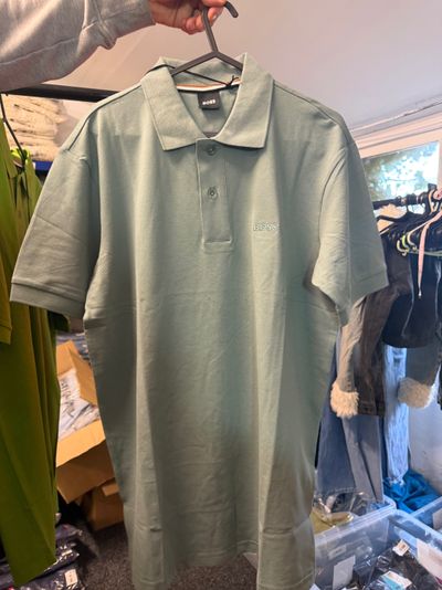 Boss Sage green Polo Shirt