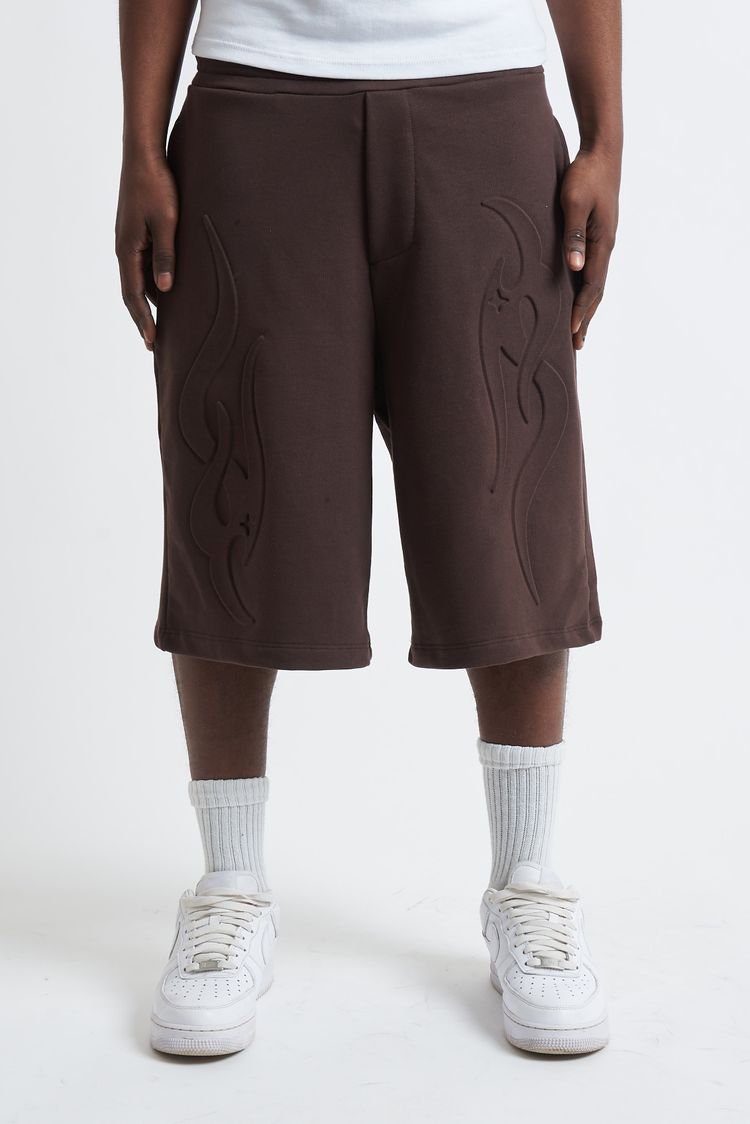 PANTALONCINO COTONE MARRONE ELEMENT’S