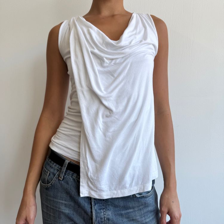 Ralph Lauren white wrap top - Size S image 6