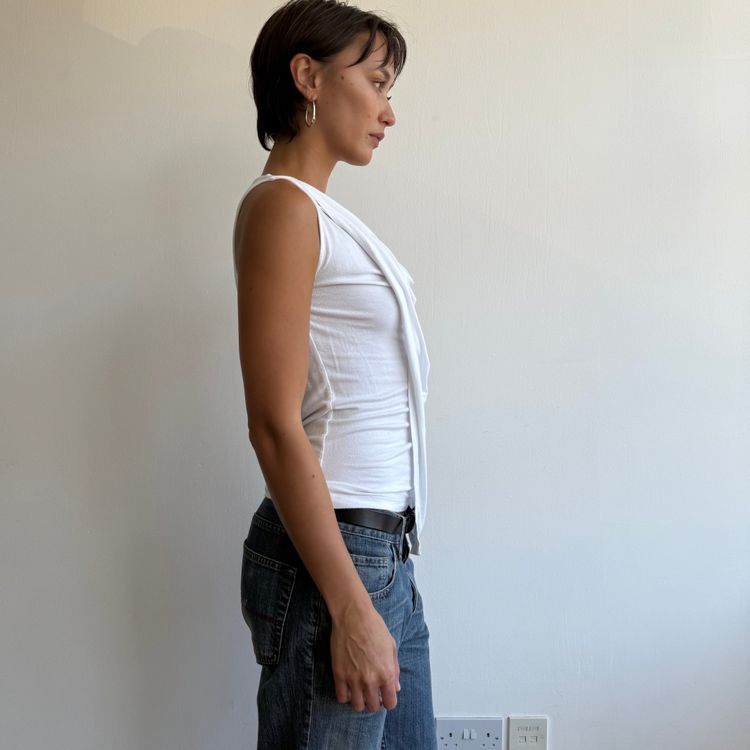 Ralph Lauren white wrap top - Size S image 3