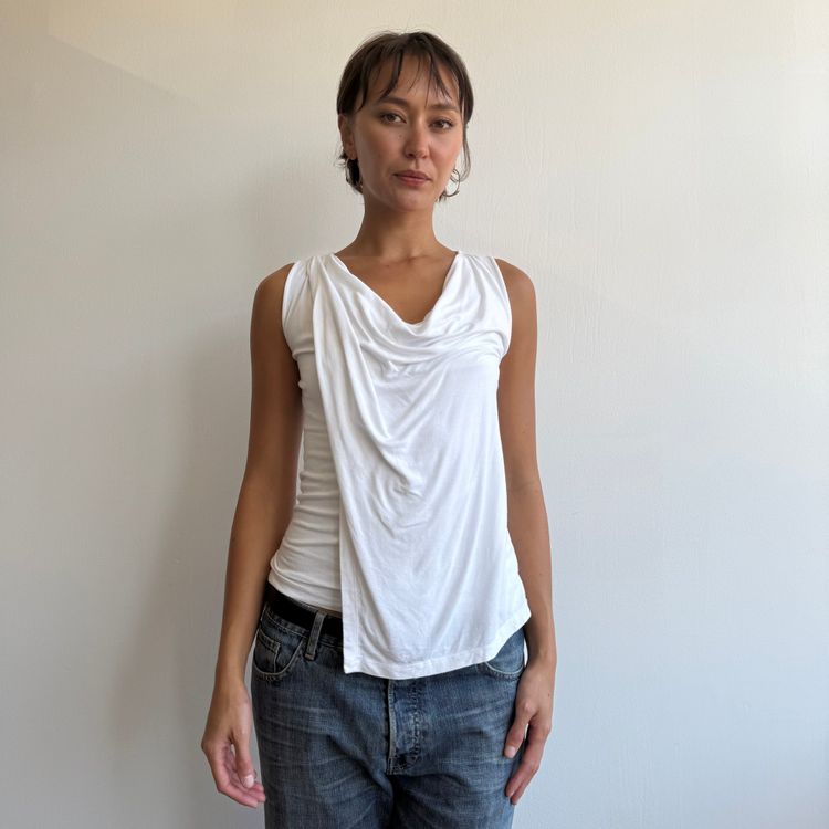 Ralph Lauren white wrap top - Size S image 2
