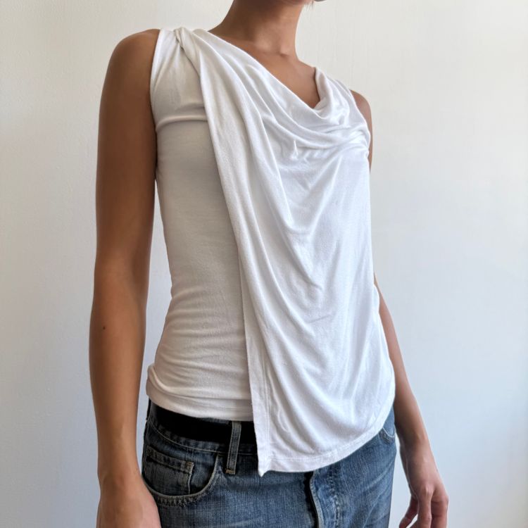 Ralph Lauren white wrap top - Size S image 8