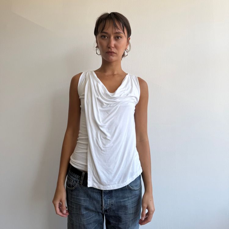 Ralph Lauren white wrap top - Size S image 7