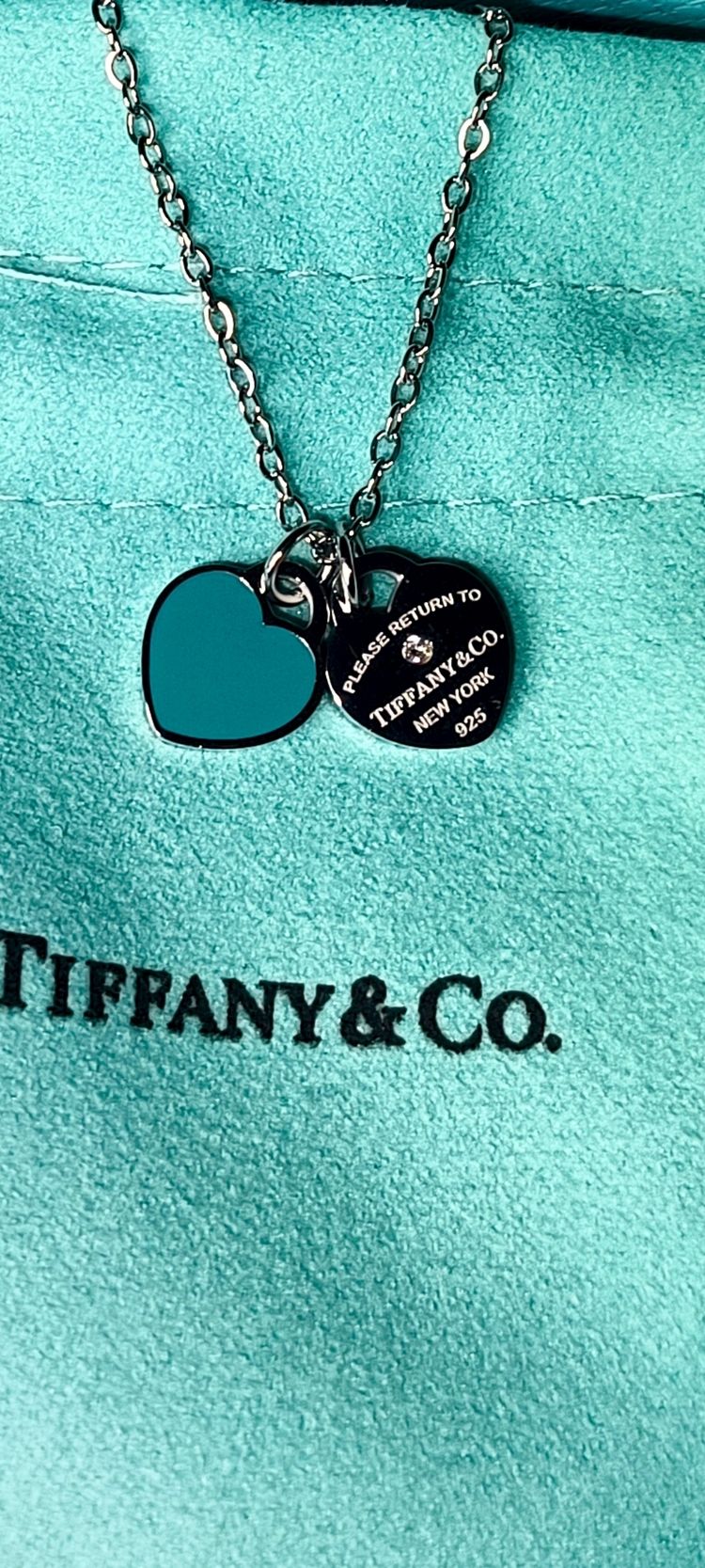 Tiffany & Co. Necklace With Heart Pendants image 8