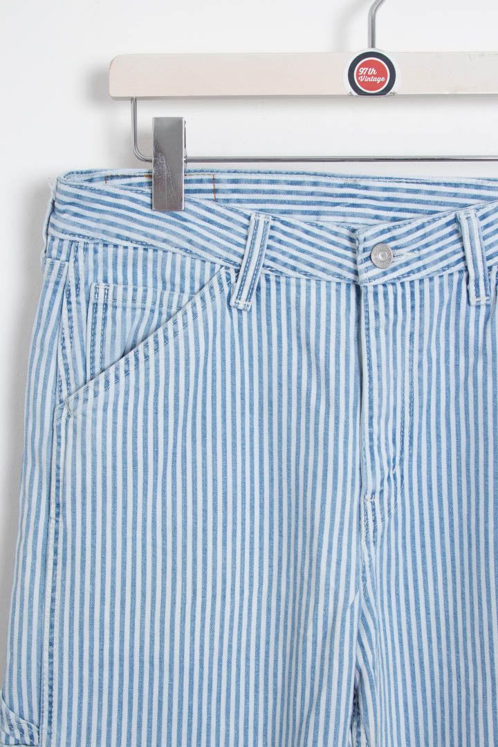 Levi's Hickory Stripe Carpenter Trousers (W30 x L30) image 7