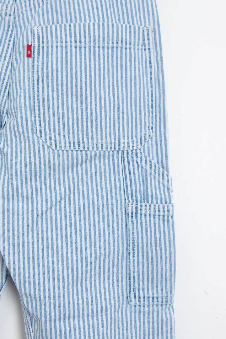 Levi's Hickory Stripe Carpenter Trousers (W30 x L30) image 2