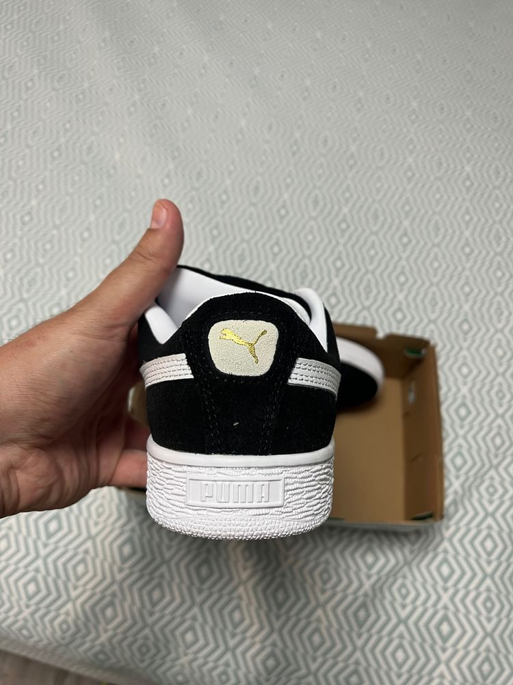 Puma Suede Xl Jr Black And White Sneakers imagen 7