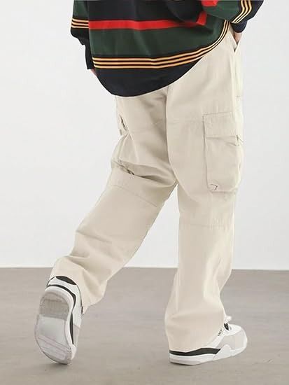 Beige Cargo Pants 3