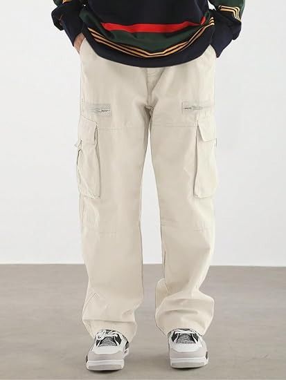Beige Cargo Pants 2