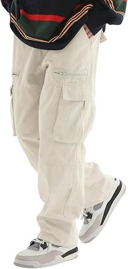 Beige Cargo Pants 4
