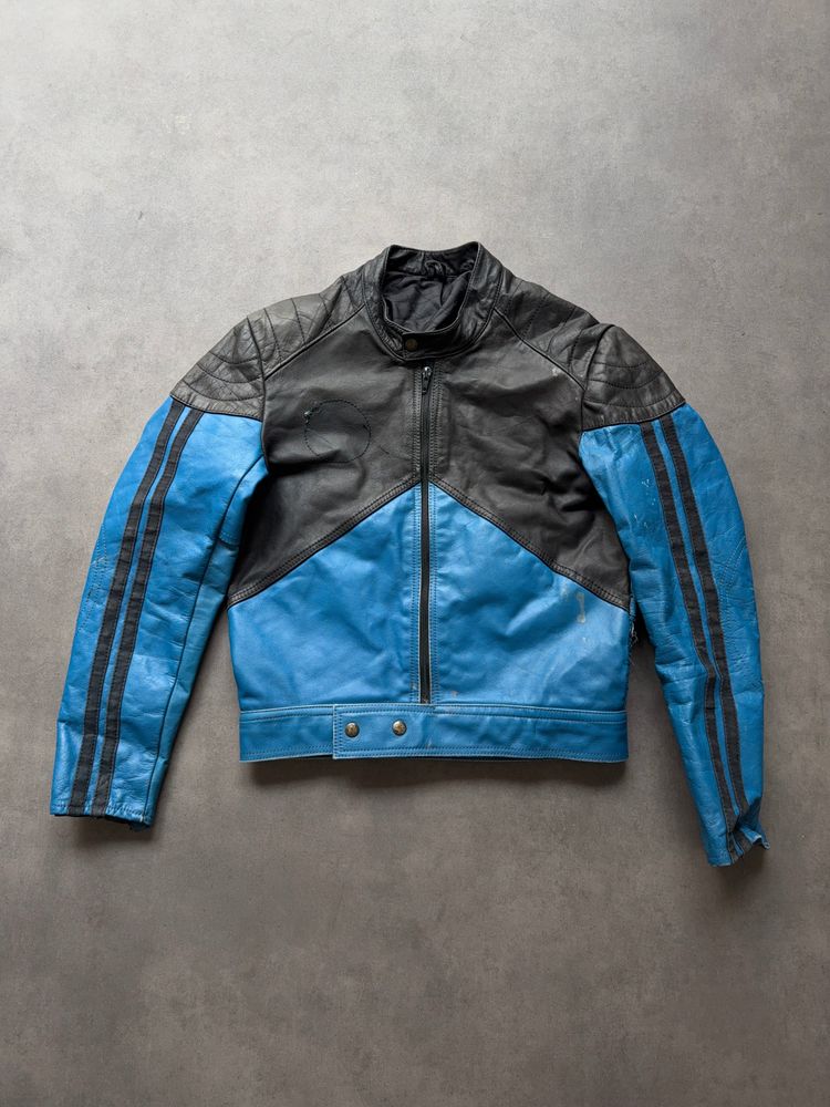 2000s cropped leather jacket (S) 8