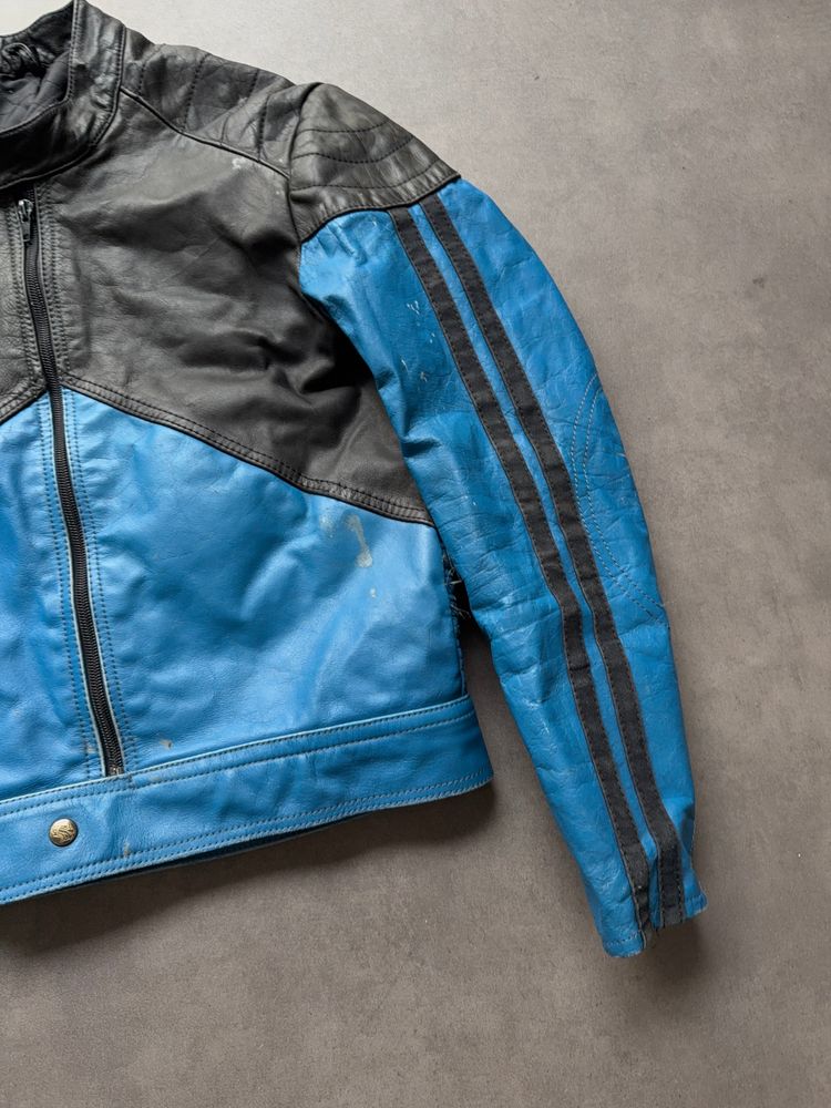 2000s cropped leather jacket (S) 6