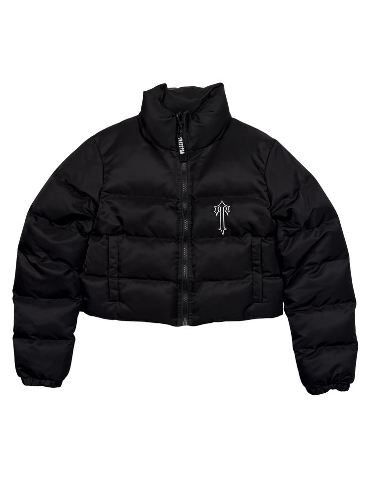 Trapstar Irongate Cropped Down Jacket - Black (545022897)