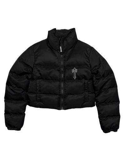 Trapstar Irongate Cropped Down Jacket - Black (545022897)