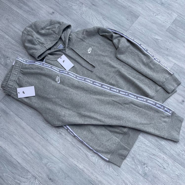 Nike Aries Club Fleece Tracksuit Hoodie Joggers Sweatpants - Grey [FB7296-063]