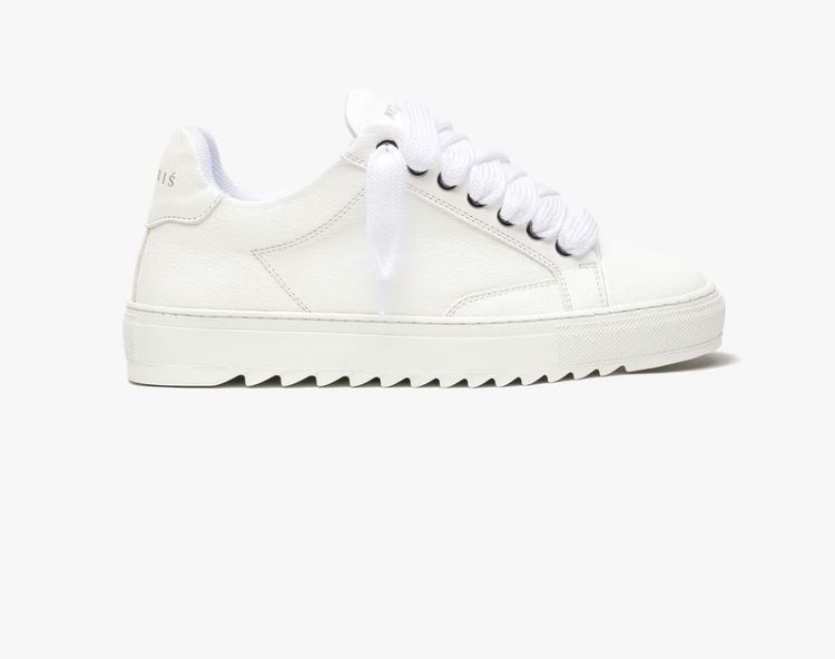 White Low-Top Sneakers