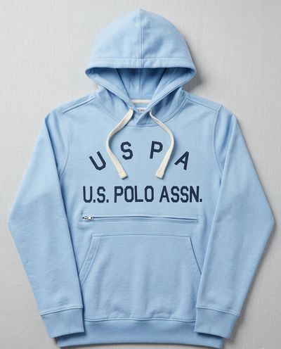 U.S. Polo Assn. Light Blue Hoodie