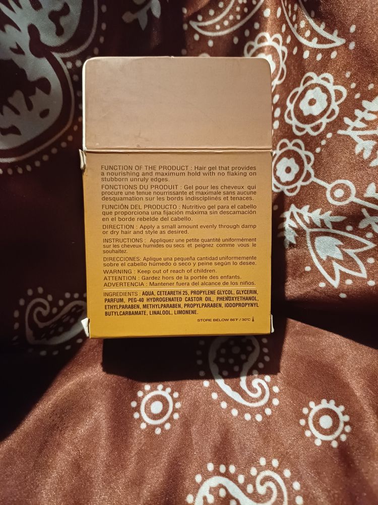 Ican London Jamaican Black Castor Oil Edge Tamer Control Gel 80g image 2