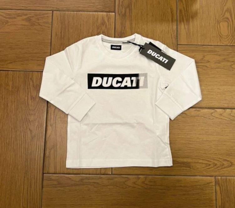 Maglia bambino 5 Anni Ducati White Long Sleeve Shirt image 1