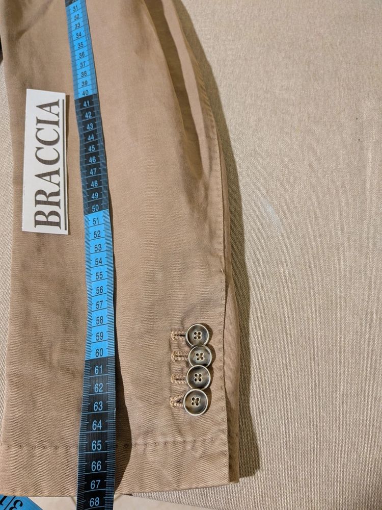 Giacca Boggi Milano Tg. 54 in Cotone e Lino - Made in Italy image 10