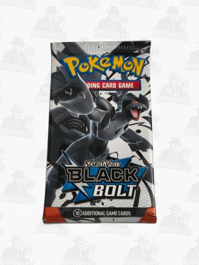 Scarlet & Violet Black Bolt Booster Pack - ripped on stream