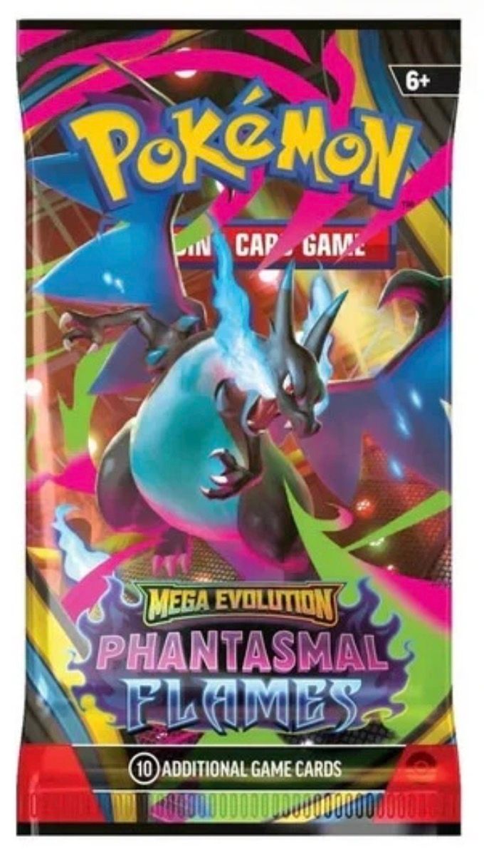 Pokémon Mega Evolution Phantasmal Flames Card Game Pack