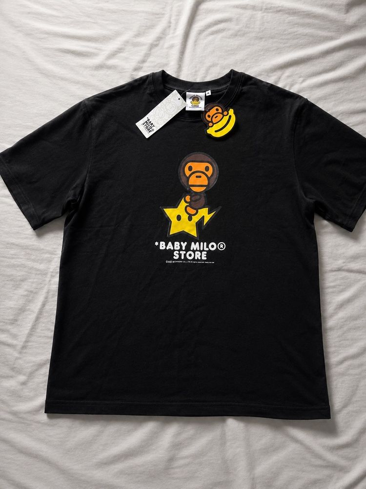 A Bathing Ape Baby Milo Store Black T-Shirt image 1