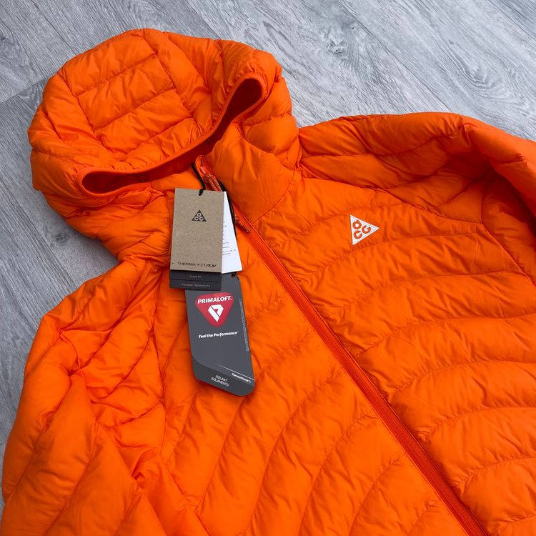 Nike ACG 'Lava Flow' Therma-FIT ADV Hooded Puffer Jacket Coat - Safety Orange [HJ3735-819] image 2