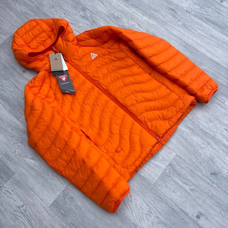 Nike ACG 'Lava Flow' Therma-FIT ADV Hooded Puffer Jacket Coat - Safety Orange [HJ3735-819]