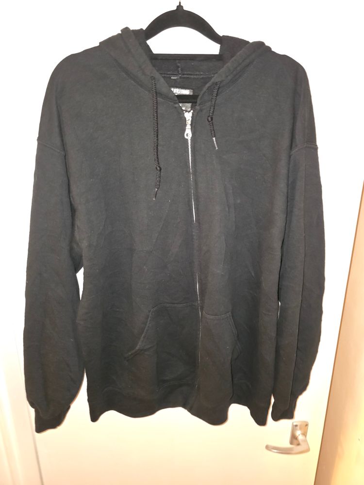 Other Pretty Little Thing Black Zip-Up Hoodie imagen del producto