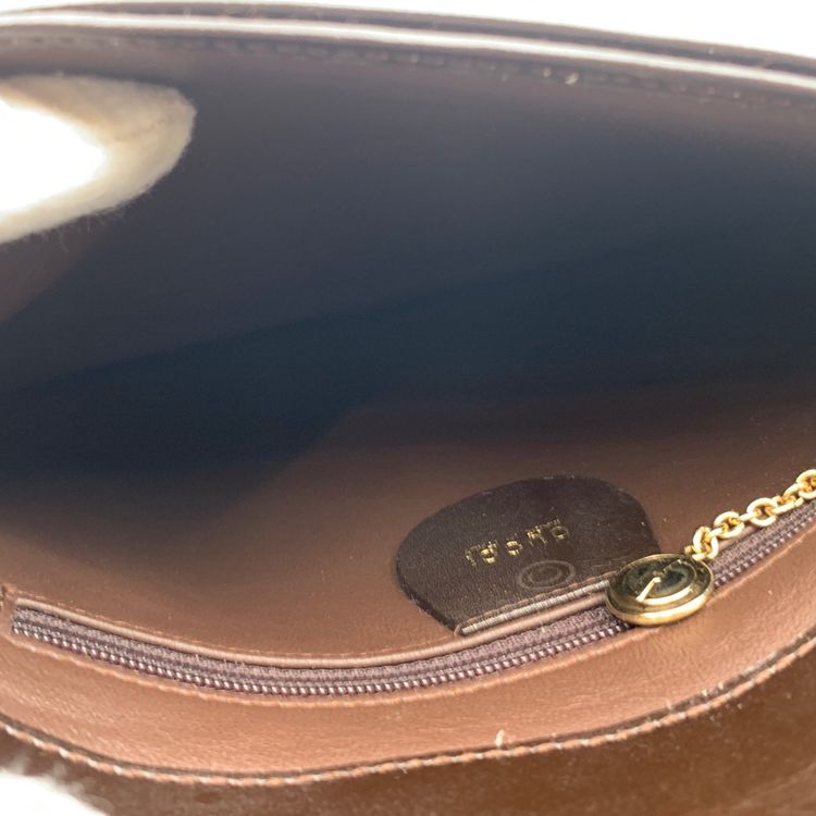 Gucci Vintage Leather Shoulder Bag Flap Shoulder Bag 6