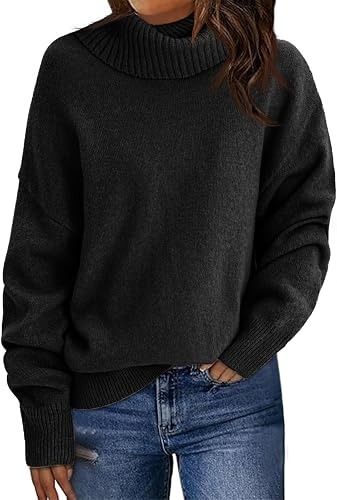 Black Turtleneck Sweater obraz 5