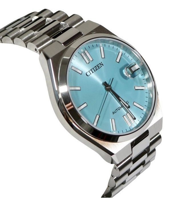 Citizen Tsuyosa Stainless Steel Ice Blue Dial Automatic NJ0151-88M 100M Mens Watch 2