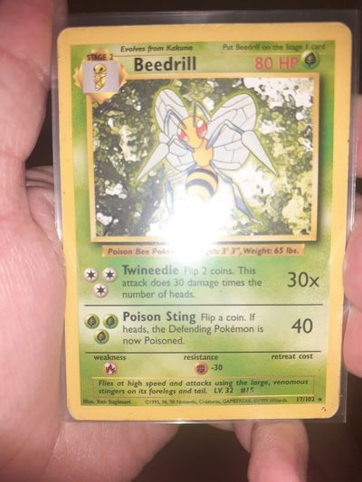 Beedrill Pokémon Card