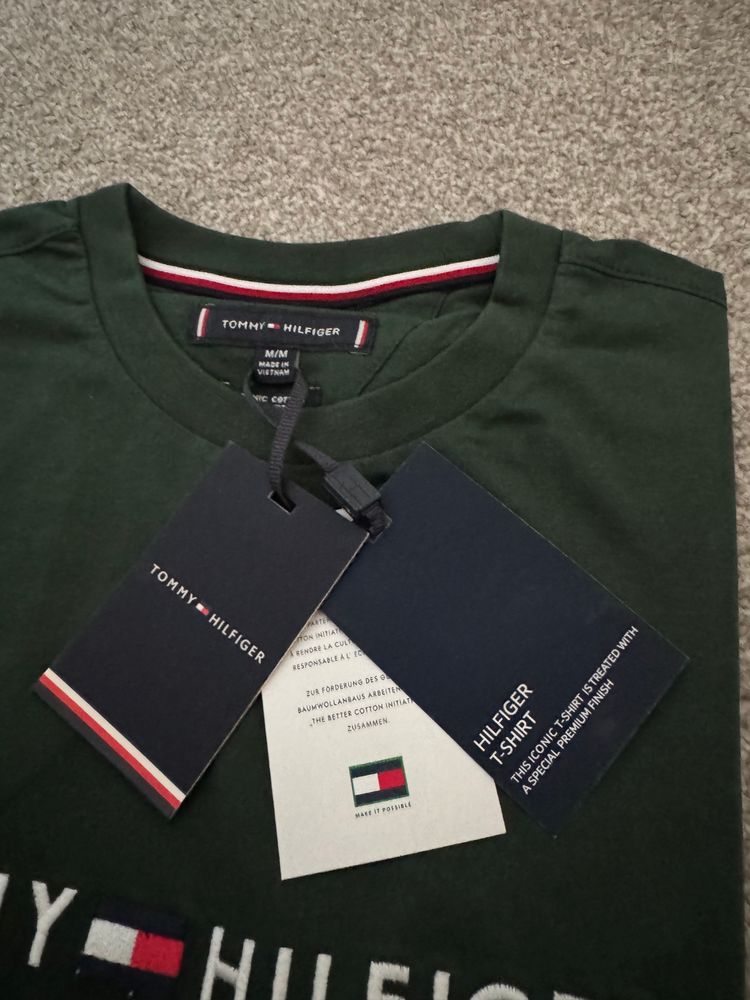 TOMMY HILFIGER T-SHIRT ORGANIC COTTON RRP £45 2